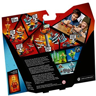 LEGO®-NINJAGO® Spinjitzu Slam Kai vs. Le samouraï Jeu pour Enfant 8 Ans et Plus, Briques de Construction Garçon et Fille, 164 Pièces 70684