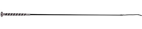 ARBO-INOX® Dressurgerte Reitgerte mit Kristallen schwarz (110cm)