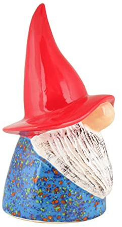 440s Tangoo Keramik-Wichtel Mittelblau gesprenkelt H ca 30 cm | TA-61585 | 4037432615850