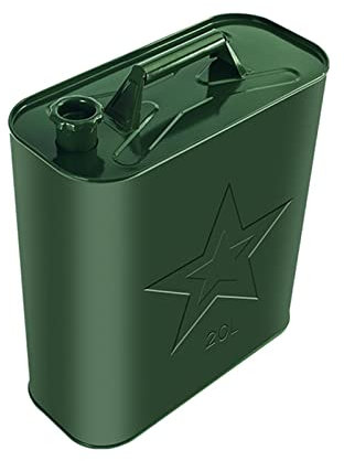 Mafatian Benzinkanister 20L/30L Kraftstoffkanister Benzin & Diesel | UN-Zulassung| Dieselkanister | Ersatzkanister mit Flexibles Ausgießer, Armeegrün