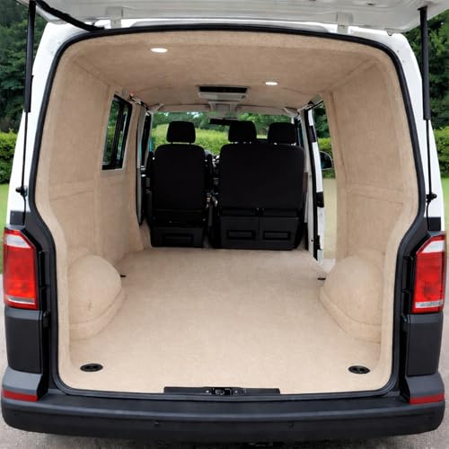 Innenverkleidung Filz Beige Ausbau universell passend für Campingbus, Kastenwagen (Verschiedene Größen) (Beige (1x2m))