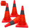 T-BOKO TB-22 - Cono de tráfico plegable de 40 cm, multiusos, para aparcamiento, seguridad, construcción, cono de advertencia de emergencia