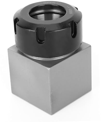 ER32 Collet Block Chuck Collet Holder para Torno Máquina de Grabado Fresadora Juego de Sujeción(Cuadrado)