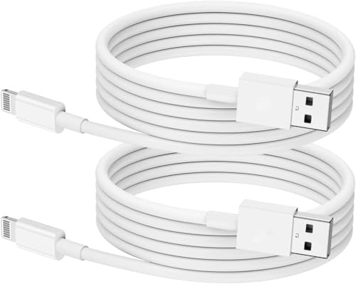 Apple MFi Zertifiziert iPhone Kabel 1m 2Pack, Lightning Ladekabel Kurz für iPhone 14/14Pro Max/13/13Pro/13Mini/12/12Pro/12 Mini/11/11Pro/X/8/8Plus/7/6