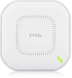 Zyxel True WiFi 6 AX1800 WLAN-AP (802.11ax Dual-Band) | 1,77 Gbit/s mit Quad-Core-CPU & Dual 2x2 MU-MIMO-Antenne | Verwaltbar über Nebula App/Cloud, Standalone | 3 Jahre Nebula Plus & CNP-Lizenzpaket