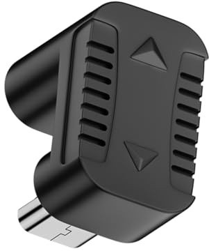 Xzmzbxzb Adaptateur d'extension micro USB mâle vers type C femelle à 90 degrés, connecteur USB C vers le haut vers le bas pour une installation d'ordinateur portable requise