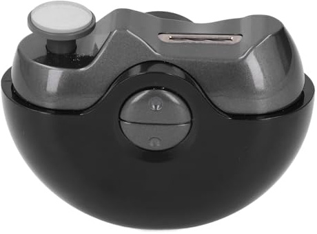 Cortauñas Eléctrico Automático, Redondo, Antipellizco, Recargable por USB, Cortauñas de Seguridad para Bebés, Niños, Adultos y Personas Mayores (BLACK)
