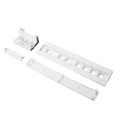TUBBEK Rail Coulissant de réfrigérateur intégré, Kit de Montage de Rail Coulissant de Porte de réfrigérateur, Guide Coulissant de Porte de réfrigérateur, glissière