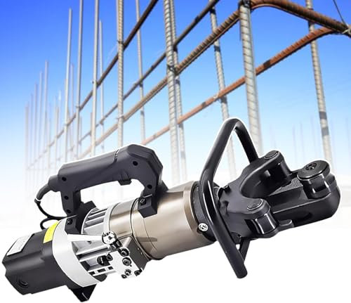 Plieuse Portative Pour Barres D'Armature, Plieuse Hydraulique éLectrique 1200 W/1800 W, Angle De Pliage Des Barres D'Armature 0-130 DegréS, Pliage Rapide,8-22-110V