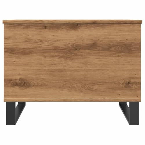 HEFZGDB Couchtisch Artisan-Eiche 60x44,5x45 cm Holzwerkstoff Blumentisch Couchtisch Klein Couch Tisch Wohnzimmer Coffe Table für Balkon Tagungsraum Wohnzimmer Innenhof