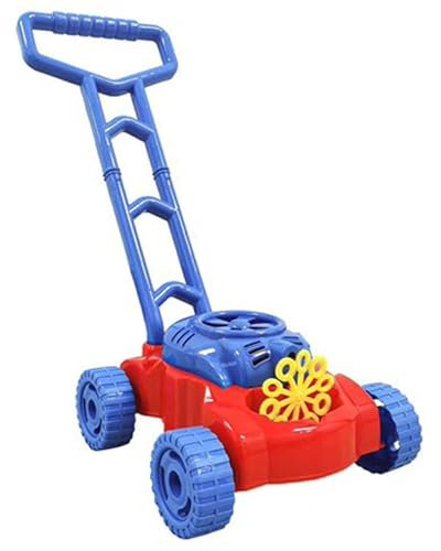 Apritsce Seifenblasen Rasenmäher für Kinder, Seifenblasenmaschine Kinder, Bubble Machine, Seifenblasen Maschine Sommer Gartenspielzeug Outdoor Spielzeug ab 1 2 3 Jahre