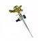 Impulse Arroseur en métal compatible Hozelock pour jardin, pelouse, pelouse