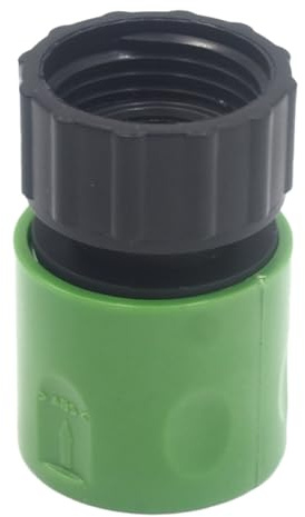 Juego de accesorios de plástico, conector de manguera de jardín de 3/4 pulgadas, rosca macho y hembra, acoplamiento de liberación rápida para riego de grifo de tubería de agua, BAr097 (A, 5 x 3,4 x