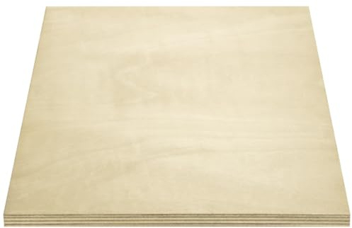 Compensato Multistrato di Pioppo spessore 10 mm, lunghezza 1500 mm (10x400x1500 mm)