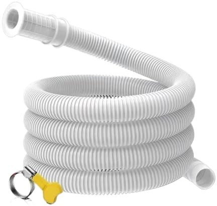 1-5M Washing Machine Draining Hose Thickened Plastic Tube Pipe Extension Drainpipe for Air Conditioner Kitchen Faucet Accessory(1.5m)