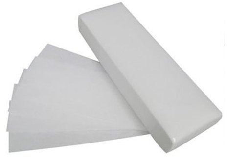 Professional Paper Waxing Wax Strips Leg Body Bikini Face Non Woven Quality (Pack of 100)