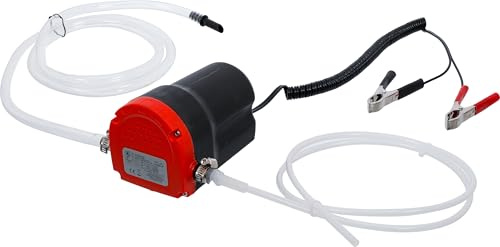 BGS Diy 99910 | Öl-Absaugpumpe 12 V | für Motorölwechsel | Förderleistung ca. 0,2 l/min | Betrieb über Autobatterie | Krokodilklemmen | Ölabsaugsonde Ø 6 mm | Zubehör und Anleitung