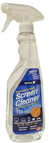 ROGGE 750ml Bildschirmreiniger. Reinigung für LCD - TFT - LED - TV - Touch Displays, Plasma, Tablet, Notebook, Smartphone usw.. Das Original 1998. Made in Germany