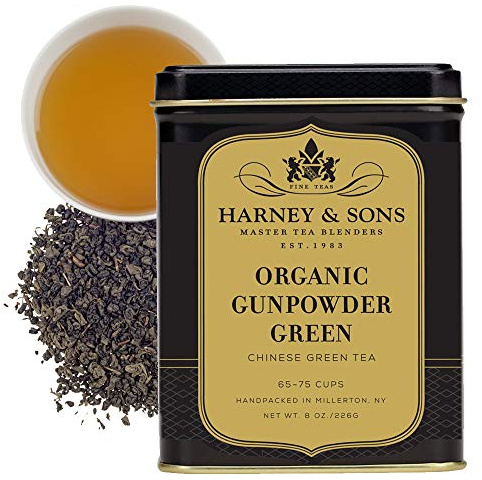 Harney & Sons Organic Gunpowder Green, Loose leaf 8 ounce tin