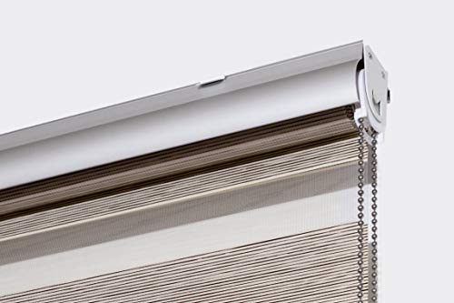 Estoralis Margaery Store Enrouleur Jour Nuit, Tissu, Beige, 100 x 250 cm