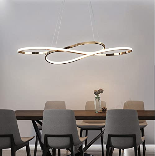 Lanekd Esstisch Esszimmer Lampen LED Pendelleuchte Hängelampe 3000K Küchen Wohnzimmer Hängend Leuchte Modern Höhenverstellbar Kronleuchter für Schlafzimmer Couchtisch Deko Deckenlampe Warmes Licht