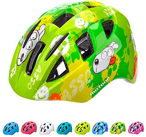 meteor® Fahrradhelm Kinderhelm BMX Kinder-Helm MTB kinderfahrradhelm Downhill rennradhelm Mountain-Bike Inliner Roller Skater BMX fahradhelm Scooter Kinder Helmet