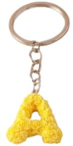 ARFUKA Schlüsselanhänger Buchstabe A Anhänger Autoschlüsselanhänger Taschenanhänger Schlüsselringe Alphabet Schlüsselbund Keychain für Geburtstag Weihnachten Valentinstag Feiertag Geschenk