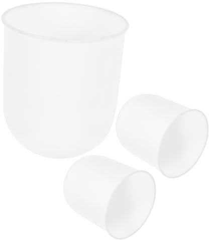ORFOFE 3 Stück Toilettenbürstenhalter Toilettenbürstenhalter Zubehör Ersatz Toilettenbürstenschale Haushaltskunststoff-Bürstenhalter Tasse Kolbenhalter