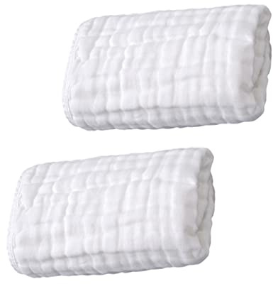 BESTonZON 2piezas Toalla De Baño para Algodón De Transpirable y Envoltura De Barriga para Recién Nacidos