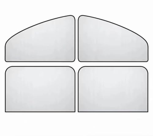 Auto Pare Soleil Vitre Latérale pour Mitsubishi Lancer Sportback X,Protection UV Occultant Fenêtre Rideaux Enfants et Animaux Protection Solaire Isolation Thermique Voiture Séparation Rideau