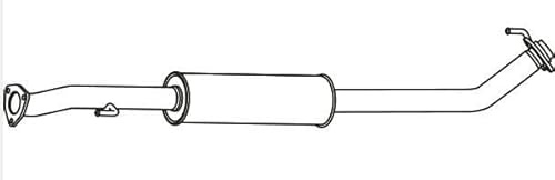 VEGAZ HOS-258 Silenziatore anteriore Marmitta Anteriore Marmitta Anteriore