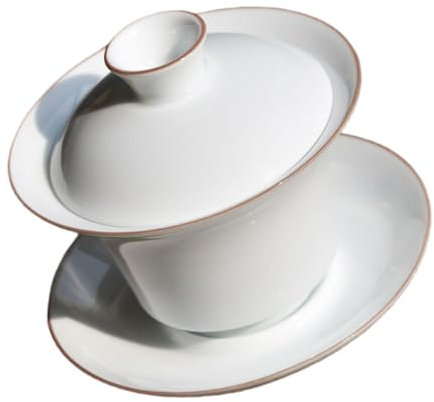 VAYEODEYU Chinesisches Teeset, Gong Fu Teetasse 1 Set Kung Fu Gaiwan Retro Kung Fu Teetassen Traditionelle chinesische Teetassen Teeschalen Japan Teeschale Bone China Teetassen Teetasse Espressotasse