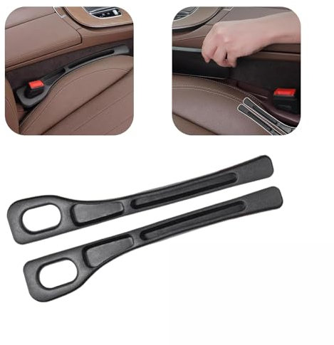 2 Pcs Universal Car Seat Gap Fillers, Car Gap Filler Car Seat Gap Plugs Car Seat Gap Plug Car Gadgets Accessories Car Seat Gap Filler Organiser Pads Fit Car Fill The Gap Between Seat & Console