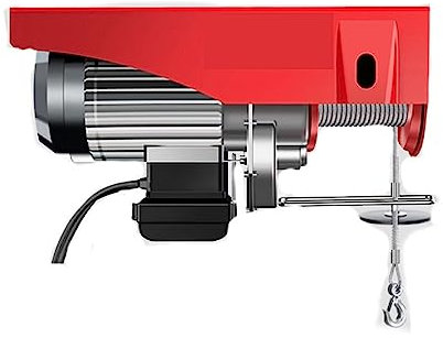 Montacarichi da Balcone, Verricello piatto di sollevamento, gru di sollevamento telecomandata elettrica portatile in miniatura for uso domestico da 650 W con cavo,per Camion,Garage,Industriale