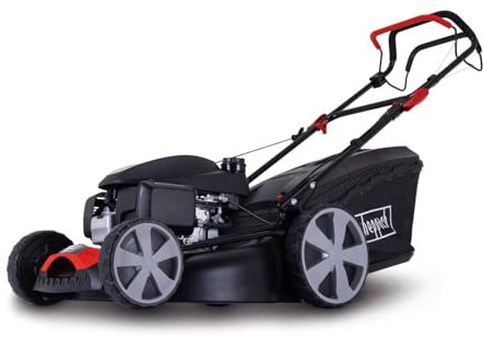 Scheppach Benzin-Rasenmäher MS170-51H | Schnittbreite 51 cm | 6in1, 3,4 kW / 4,56 PS 4-Takt Benzinmotor Honda | 6-Fach Schnitthöhenverstellung | 60 L Fangbox