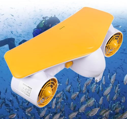 pealiritansemen Scooters Submarinos Eléctricos, Scooter Submarino Portátil De 6000 mAh, con 2 Configuraciones De Velocidad, Autonomía De 30 A 60 Minutos, Profundidad Máxima De Buceo De 50 m