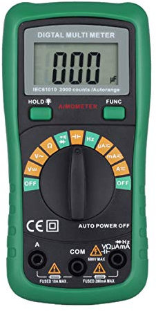 Multimètre numérique MS8233D Pro avec multimètre numérique PK UT136B de mesure automatique de la fréquence 200kHz, capacité 2000uF,Haute précision et réactivité