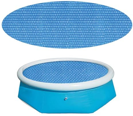 Coperta solare per piscina - Pellicola di isolamento per piscina, pellicola isolante ritenzione di calore, spiaggia, pieghevole, riscaldamento, acqua, piscina all'aperto casa giardino
