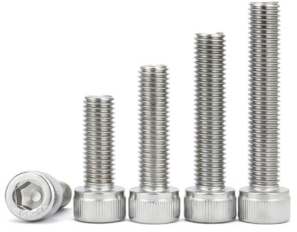 1PC/2PCS/5PCS M4 M5 M6 M8 M10 M12 Linksgewinde Sechskant Innensechskantschraube Reverse Cup Head Inbusschrauben 304 Edelstahl(M12x45mm-1pcs)