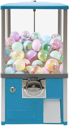 Toy Vending Machine Dispenser - Vintage Candy Gumball Machine for Game Stores and Retail - Classic Black Design for 1.77-1.97in Gadgets