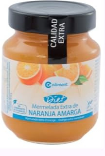Coaliment Confiture Diet d'Oranges Amères, Marmelade Légère en Sucre, 330g