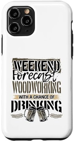 Prévisions du Week-End pour Le Travail du Bois Chance de Boire du Bois Coque pour iPhone 11 Pro