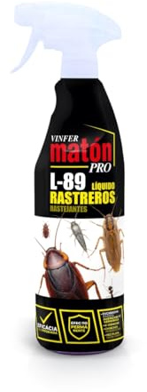 VINFERMATÓN PRO L-89 Insecticida Líquido Rastreros 750 ml | Anticucarachas y Antihormigas | Spray Efecto Barrera | Eficaz contra Hormigas, Cucarachas, Pez Plata y Chinches