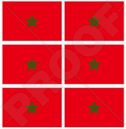 Marokko Marokkanische Flagge Afrika, afrikanischen 40 mm (40,6 cm) Mobile Handy Vinyl Mini Sticker, Aufkleber X6
