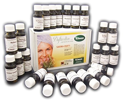 Finnsa Exclusiv Duftbox 24x15ml Saunaaufguß Saunakonzentrat Saunaduft Aufguss