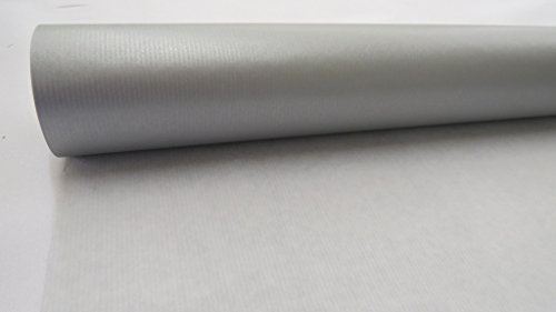 Geschenkpapier 80cm / 40m silber