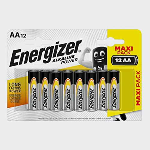 ENERGIZER PILAS ALKALINE POWER E302274500 ENR ALK POWER AA BP12, STANDARD