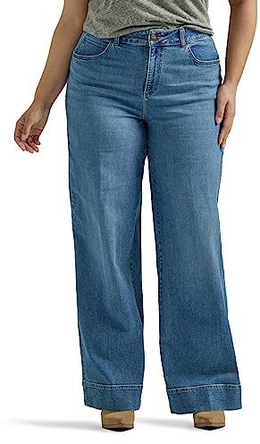 Lee Legendary High Rise Trouser Jean, Rétro surélevé, 38 Femme