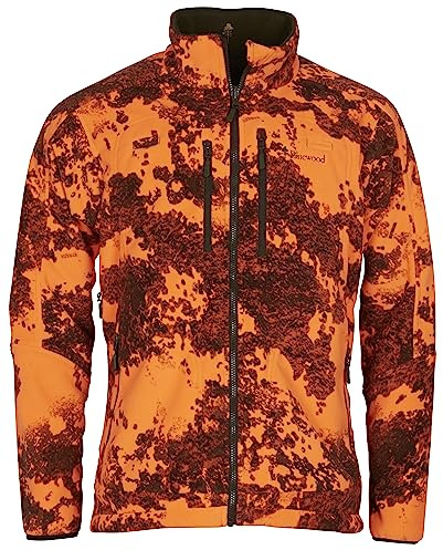Pinewood Furudal Camou Polaire réversible pour homme Pour randonnée, trekking, chasse, sports canins et activités de plein air, Chasse marron/Strata Blaze, XL