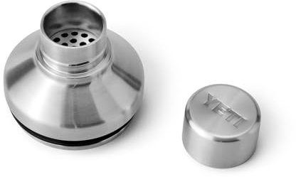 YETI Cocktail Shaker Lid Compatible With Rambler 20oz Tumbler/ 20 oz Stackable Cup/24 oz Mug/10oz Mug/10 oz Lowball/25 oz Straw Mug, Stainless Steel Cocktail Shaker Lid Only